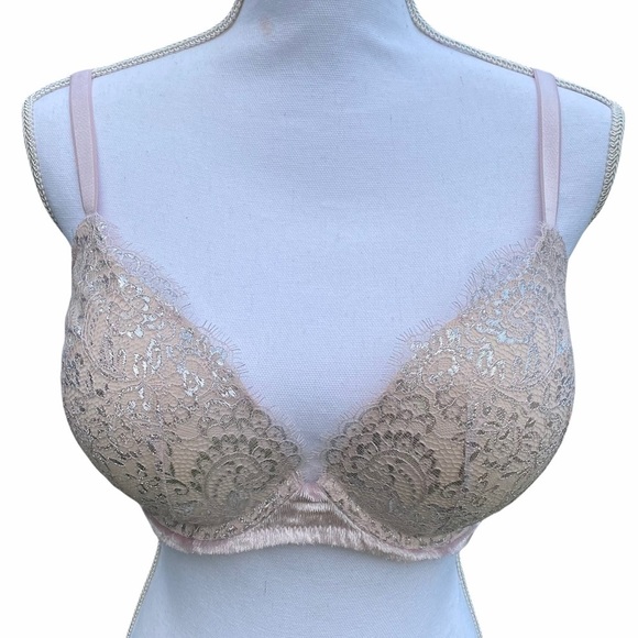 Victoria’s Secret Very Sexy Push Up Bra Pink 34DDD - Picture 1 of 14